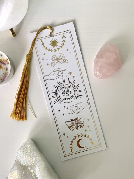 Zakładka do książki - biała