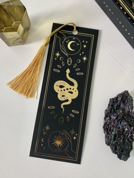 Zakładka do książki - czarna nr 1