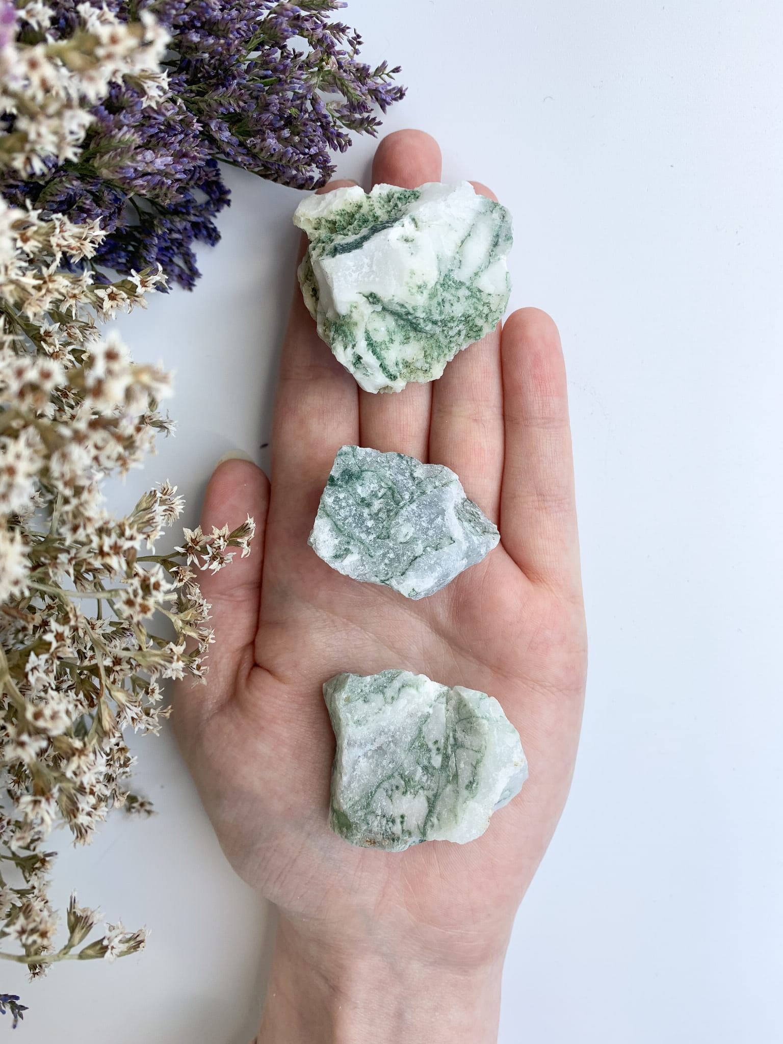 Agat drzewny - surowa bryłka 3 - 4 cm