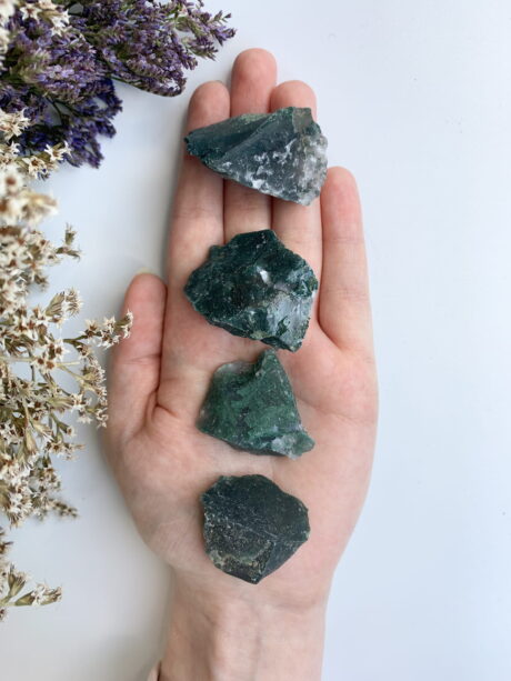 Agat mszysty - surowa bryłka 2,5 - 3,5 cm