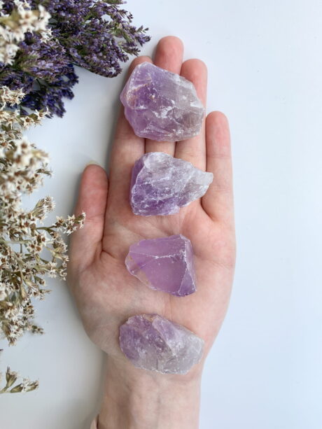 Ametyst - surowa bryłka