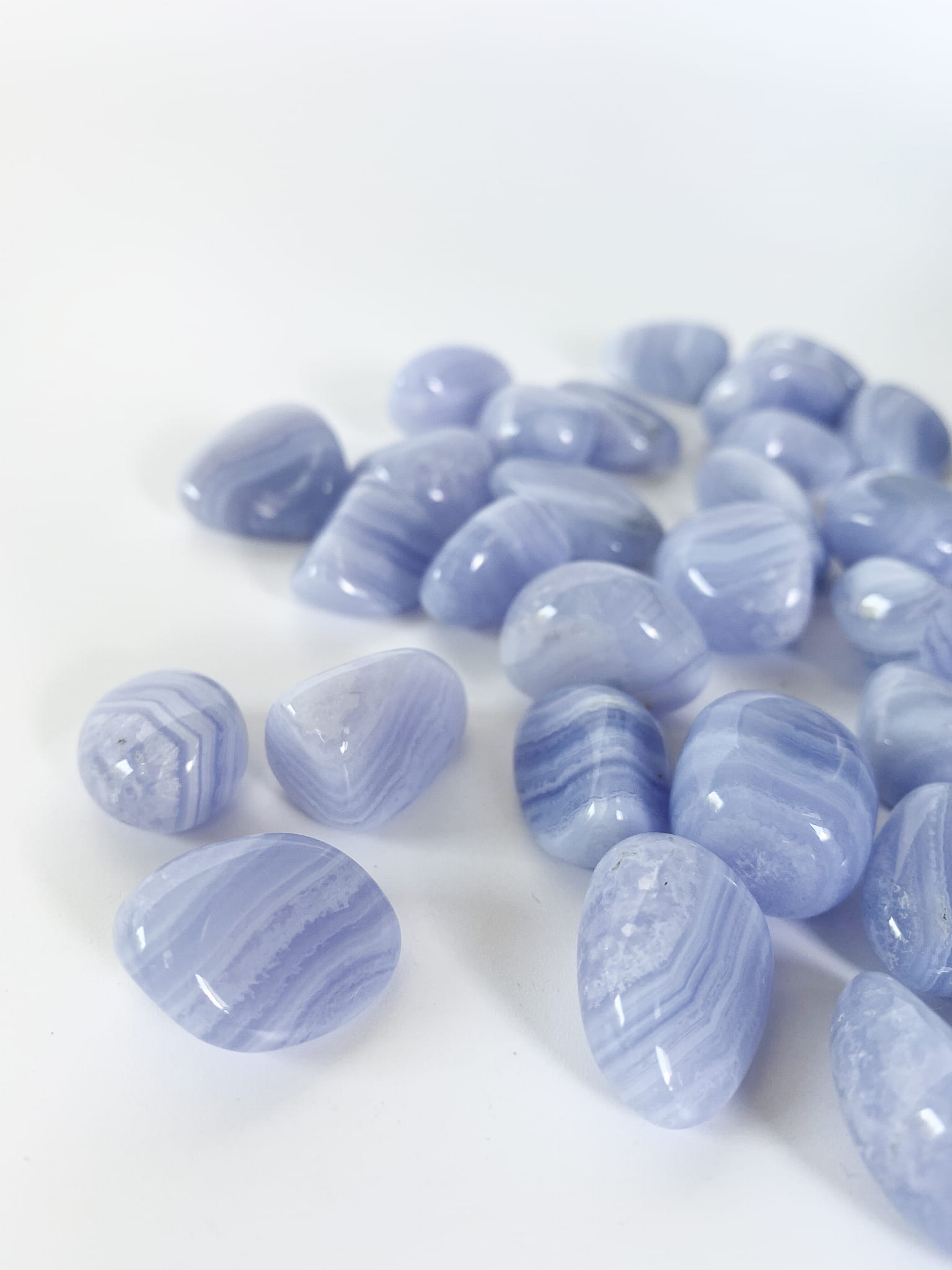 Agat koronkowy - otoczak