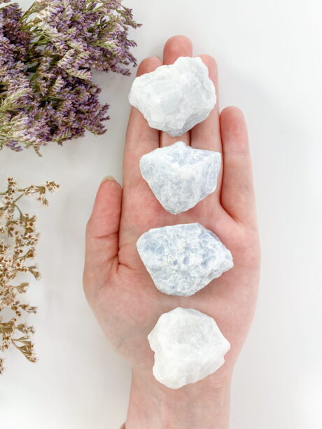 Kalcyt niebieski - surowa bryłka