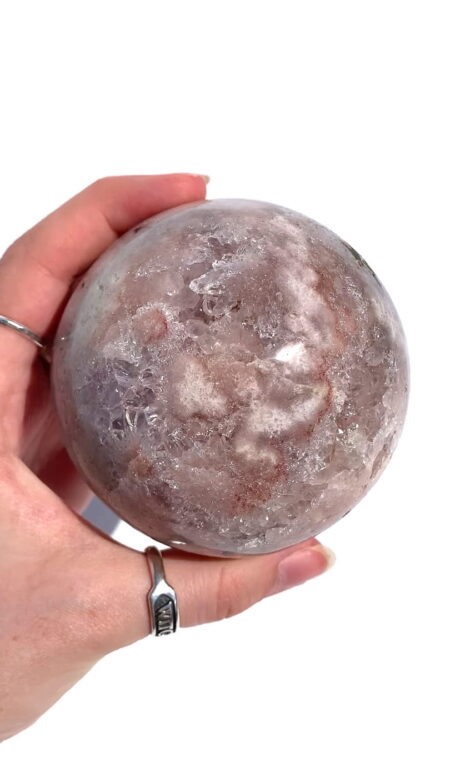 Ametyst różowy kula- numer 1