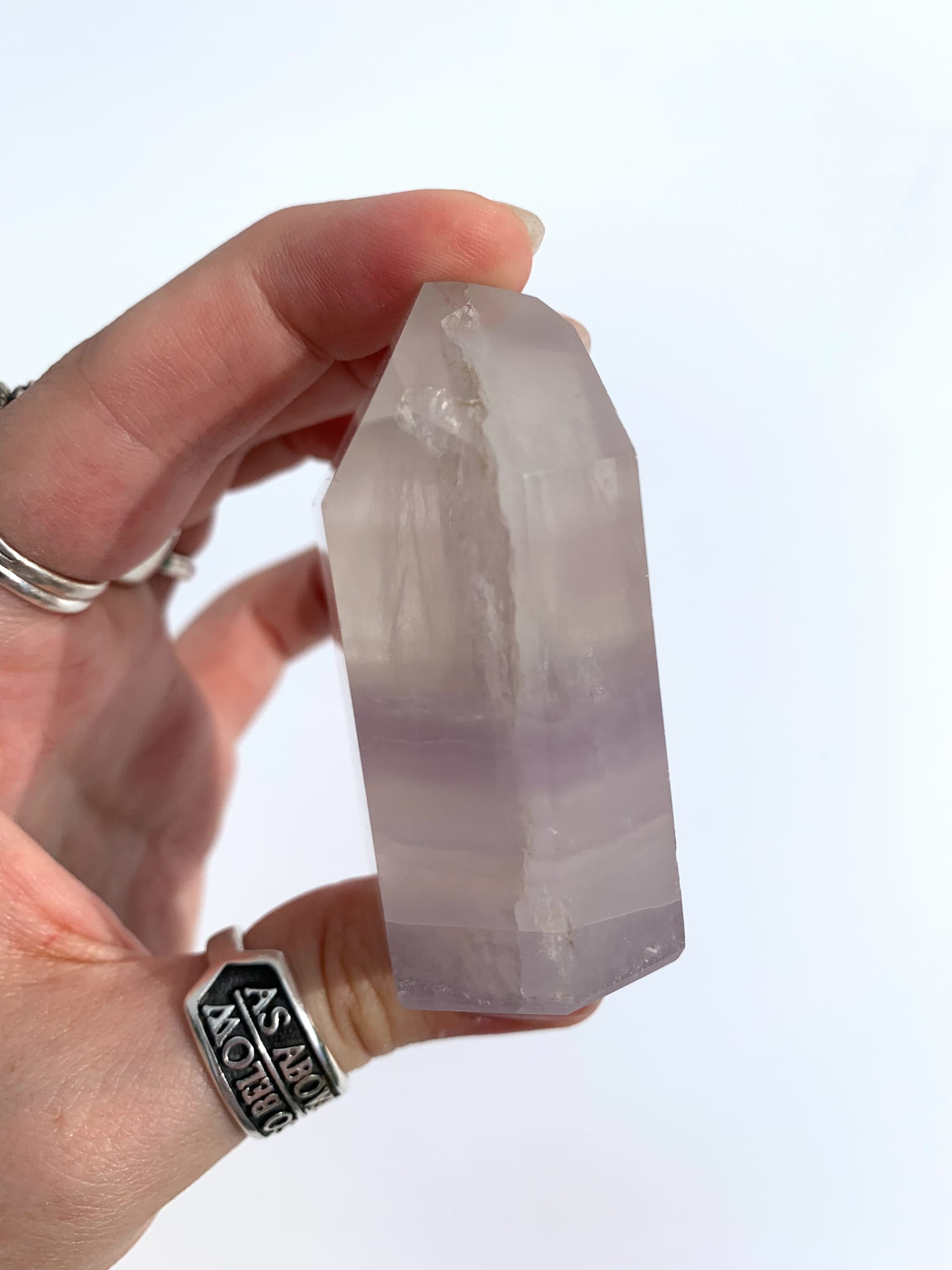 Fluoryt lawendowy wieża - numer 08 - obrazek 3