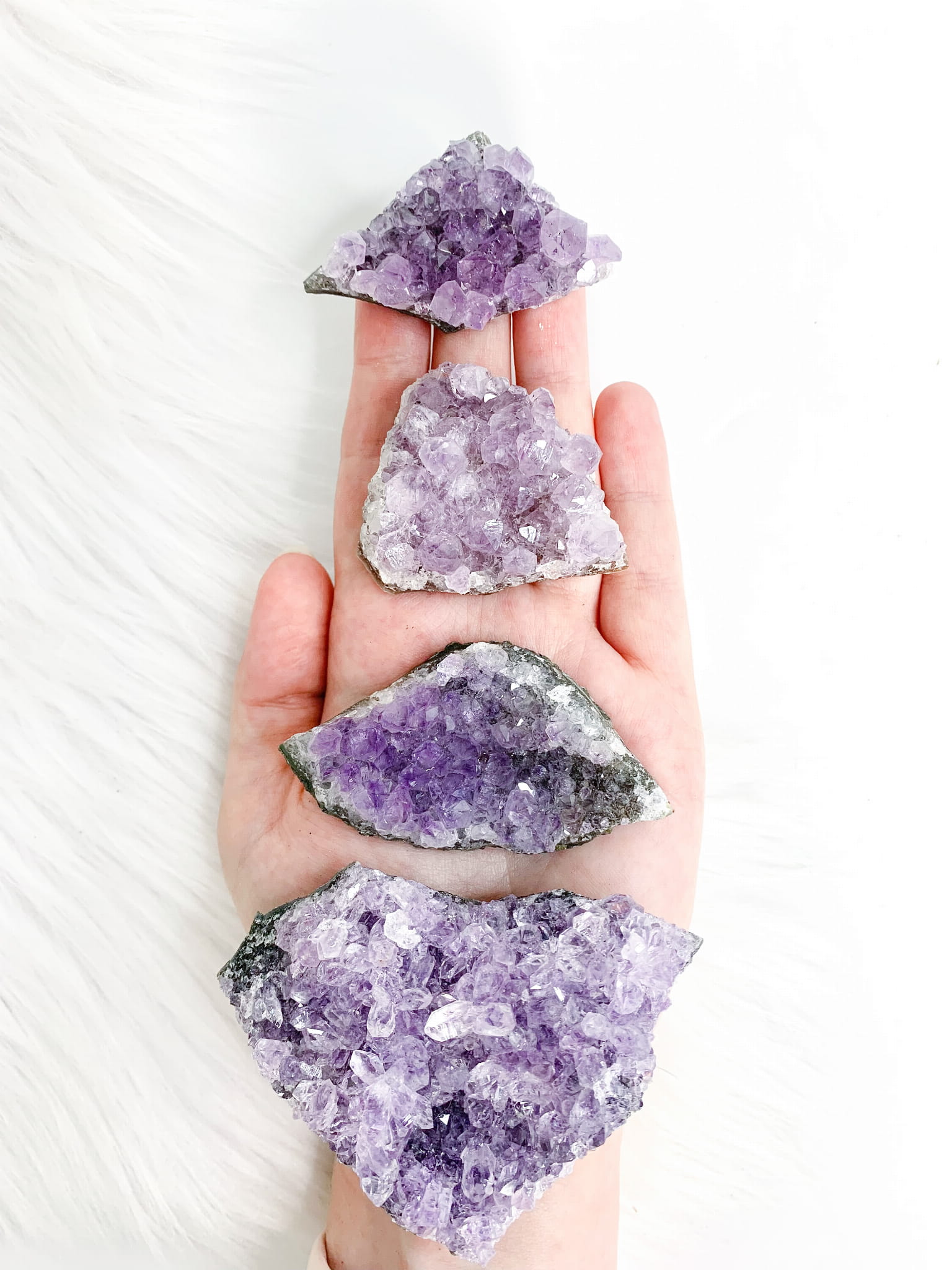 Ametyst szczotka - jakość B