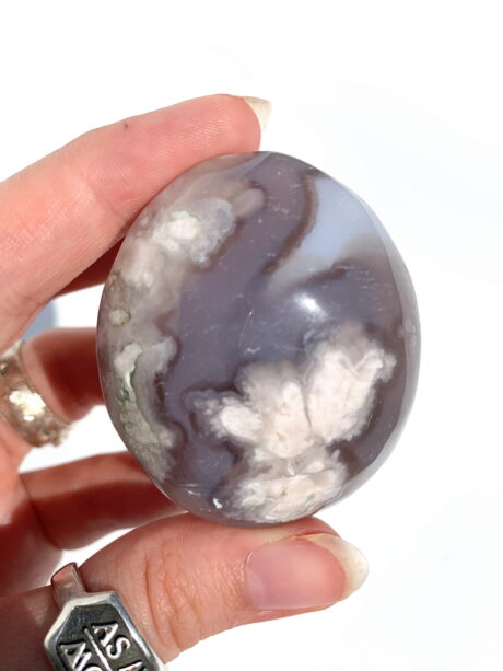 Agat Kwiatowy palm stone - numer 03