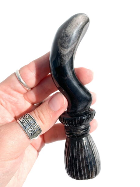 Miotła obsydian srebrny - nr 3