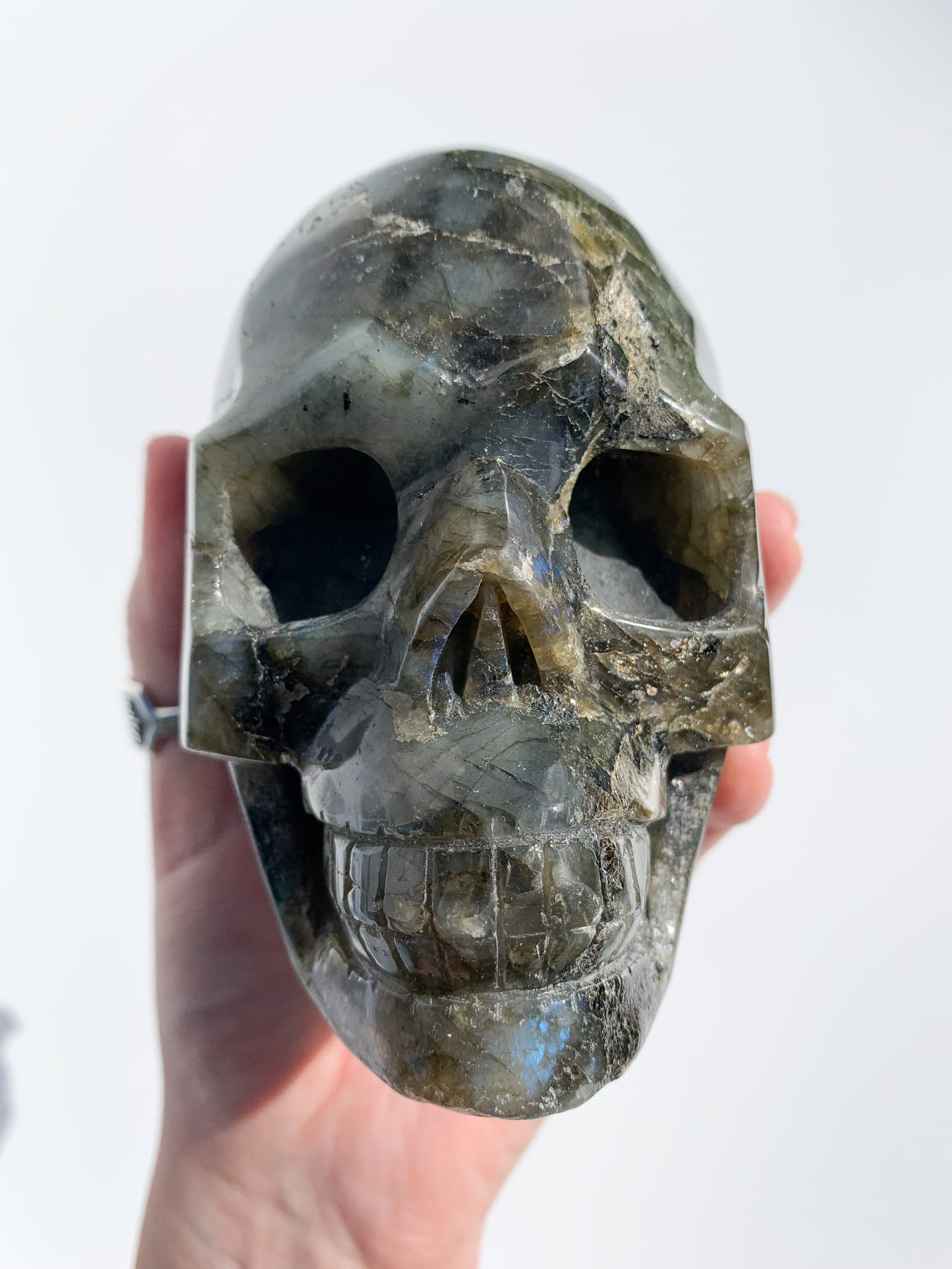 Labradoryt czaszka - nr 1 - obrazek 3