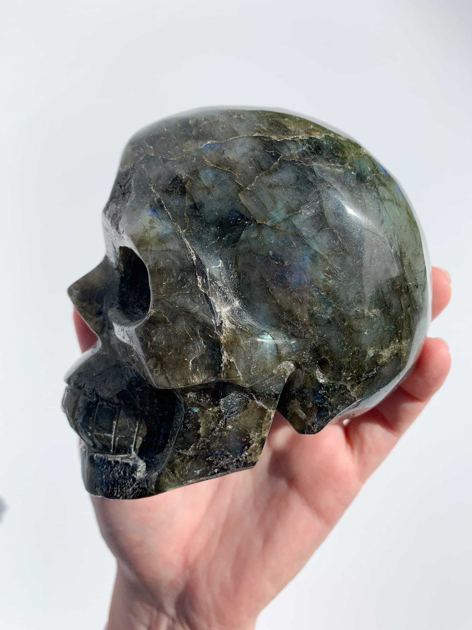 Labradoryt czaszka - nr 1 - obrazek 4