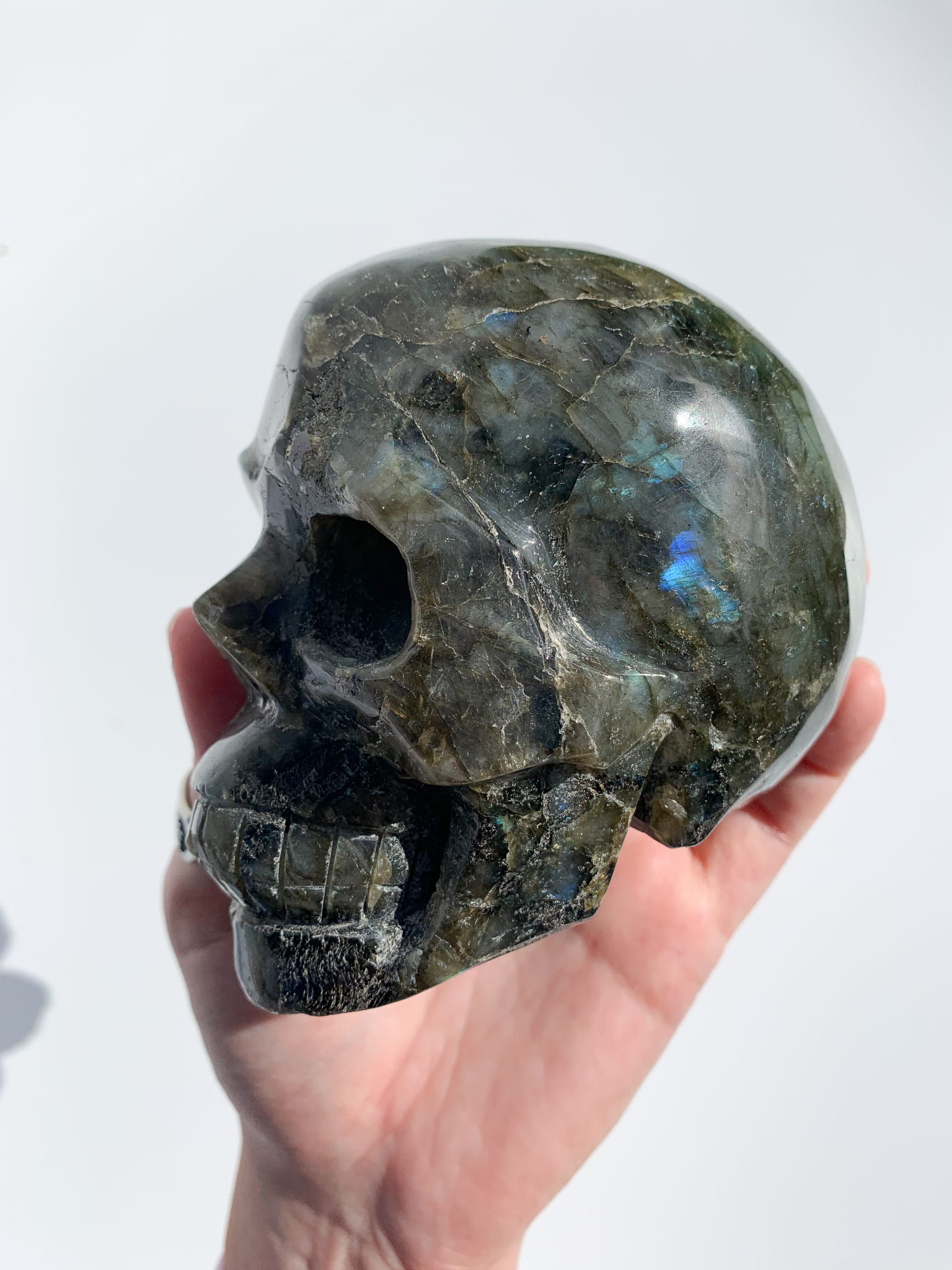 Labradoryt czaszka - nr 1 - obrazek 5