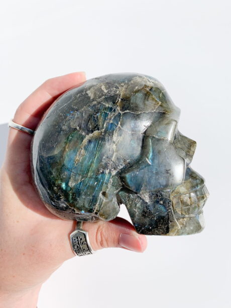 Labradoryt czaszka - nr 1