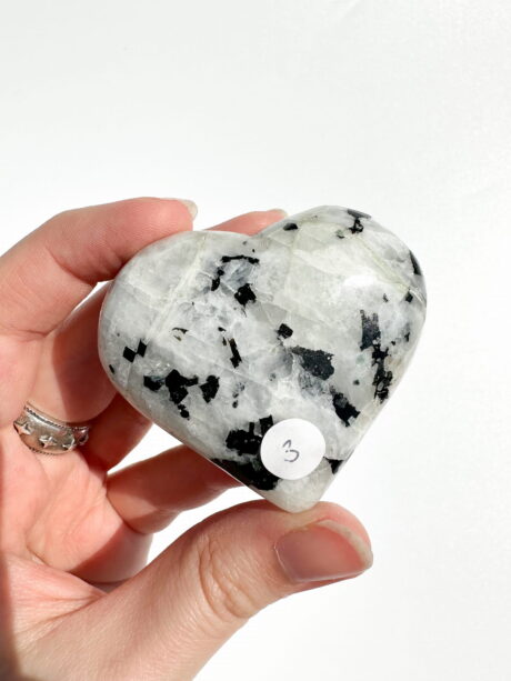 Kamień księżycowy serce - numer 3
