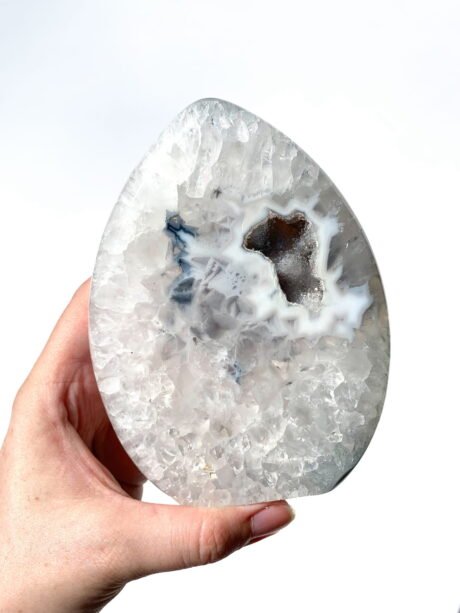 Agat z kwarcem flame - nr 2