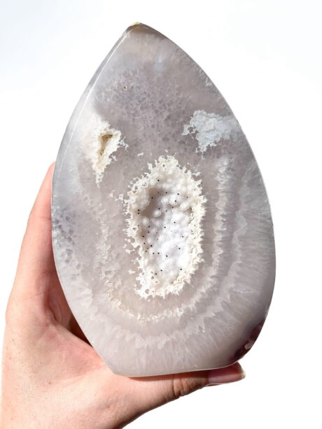 Agat z kwarcem flame - nr 3