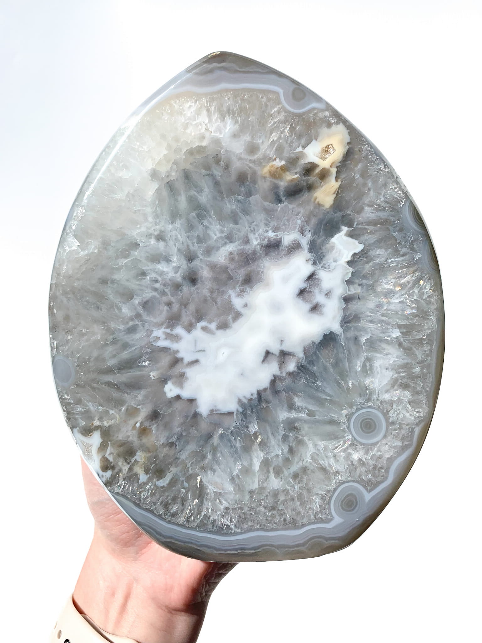 Agat z kwarcem flame - nr 5 - obrazek 3