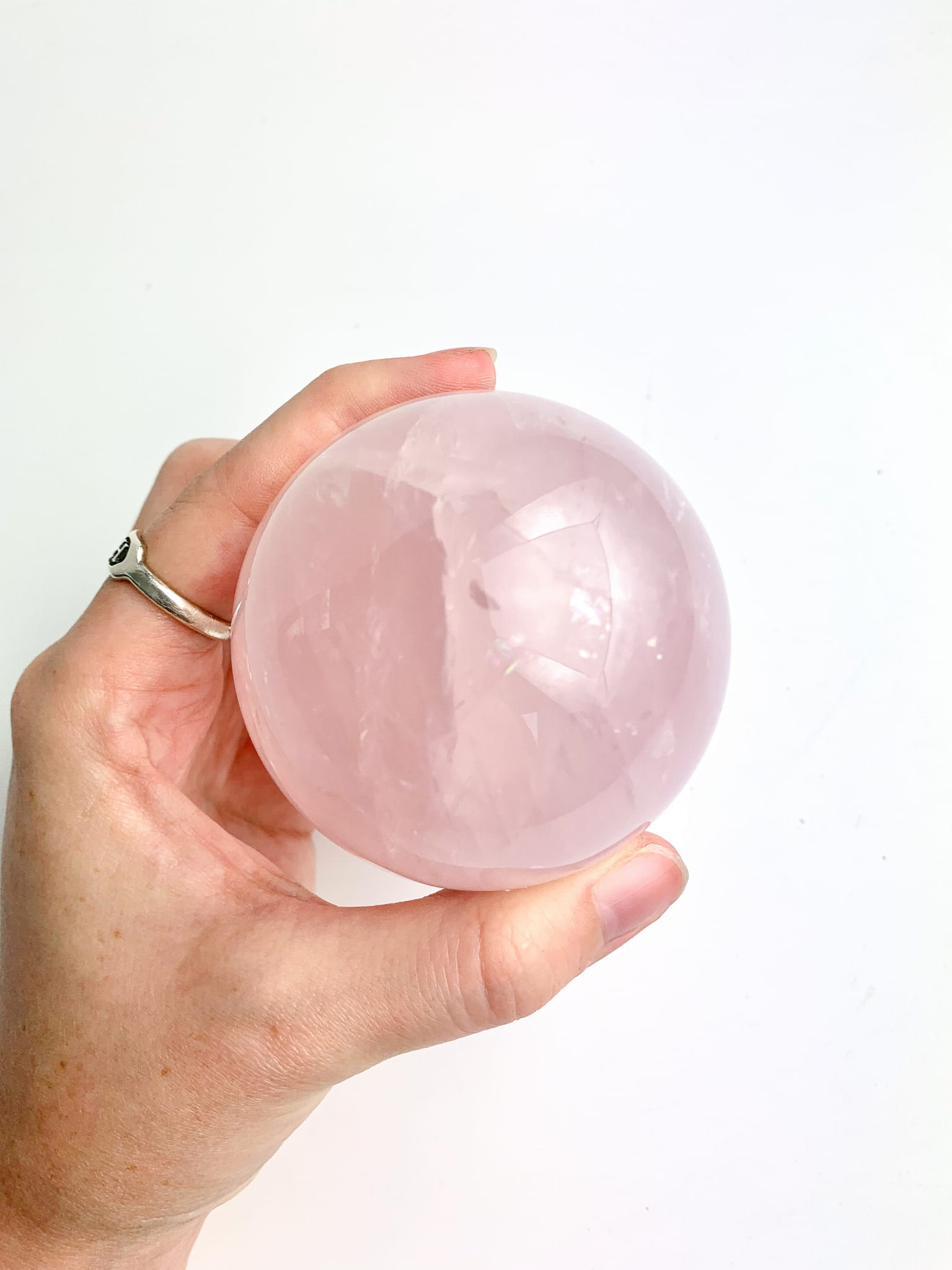 Kwarc różowy kula - nr 1 - obrazek 3