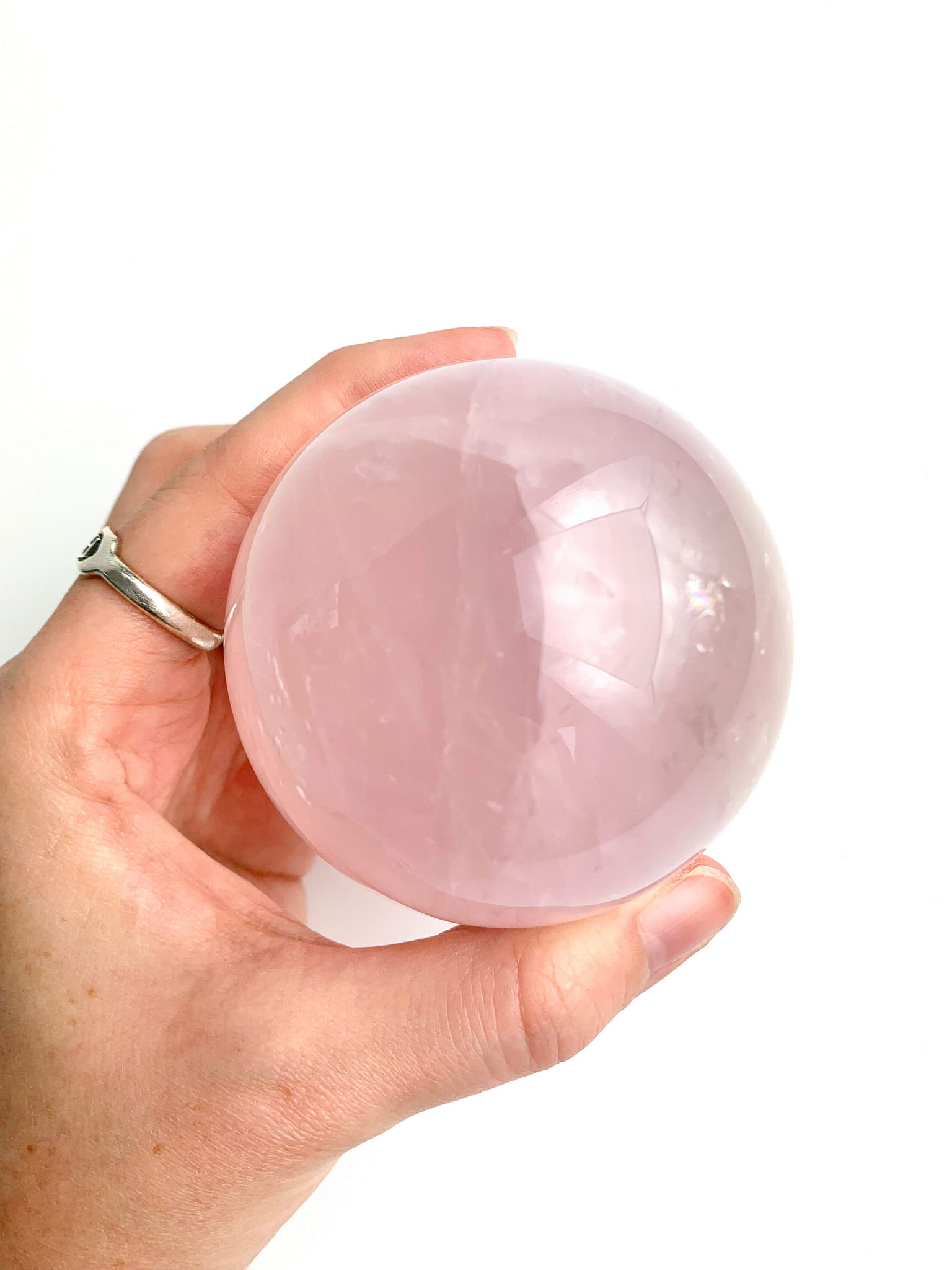 Kwarc różowy kula - nr 1