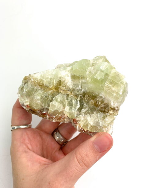 Kalcyt kiwi surowa bryłka - nr 9