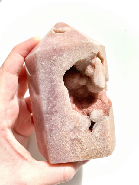 Ametyst różowy wieża - numer 02