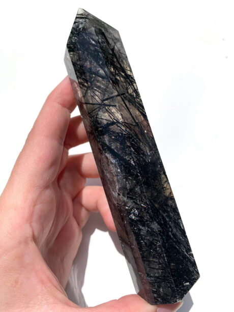 Kwarc z turmalinem wieża - numer 01