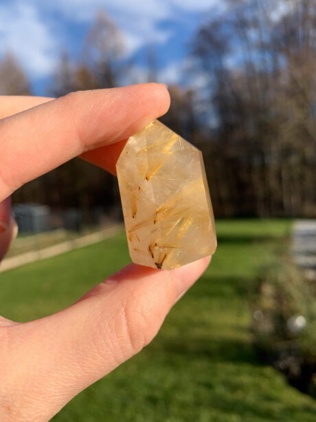 Kwarc z rutylem - numer 01